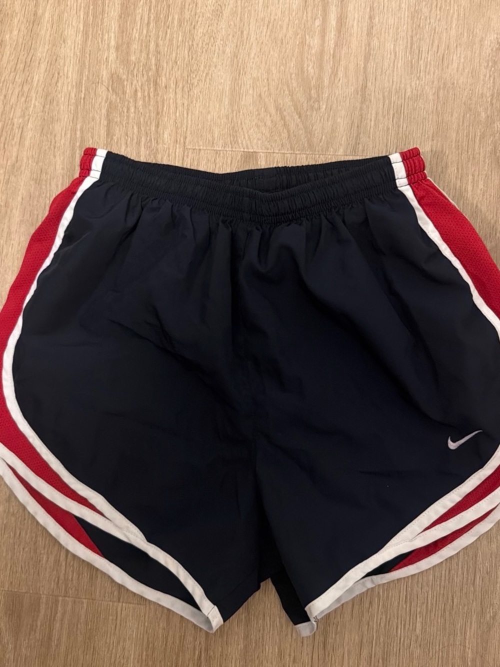 Nike Women's Navy with Red & White Trim Running Shorts